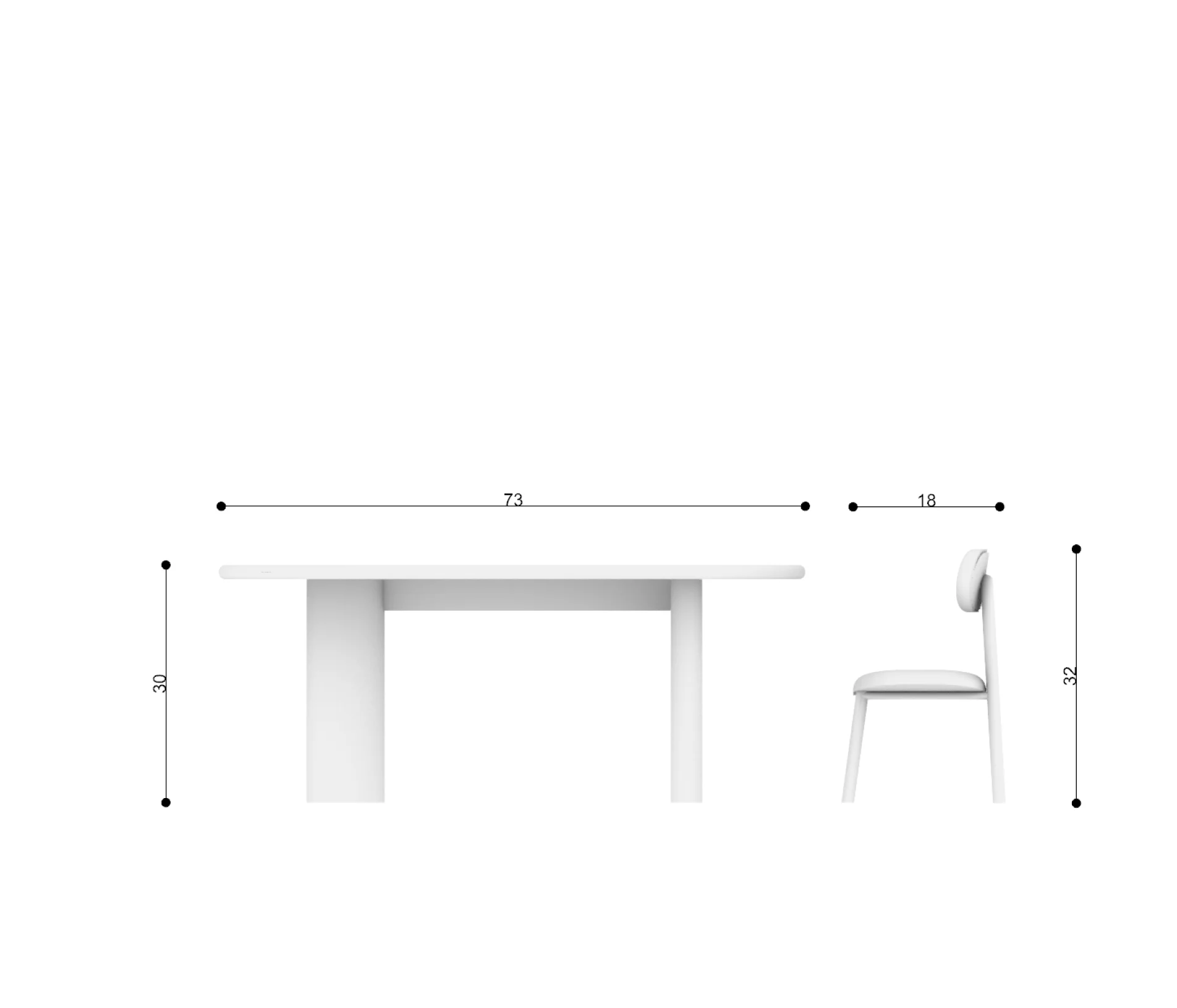 Hanna dining set