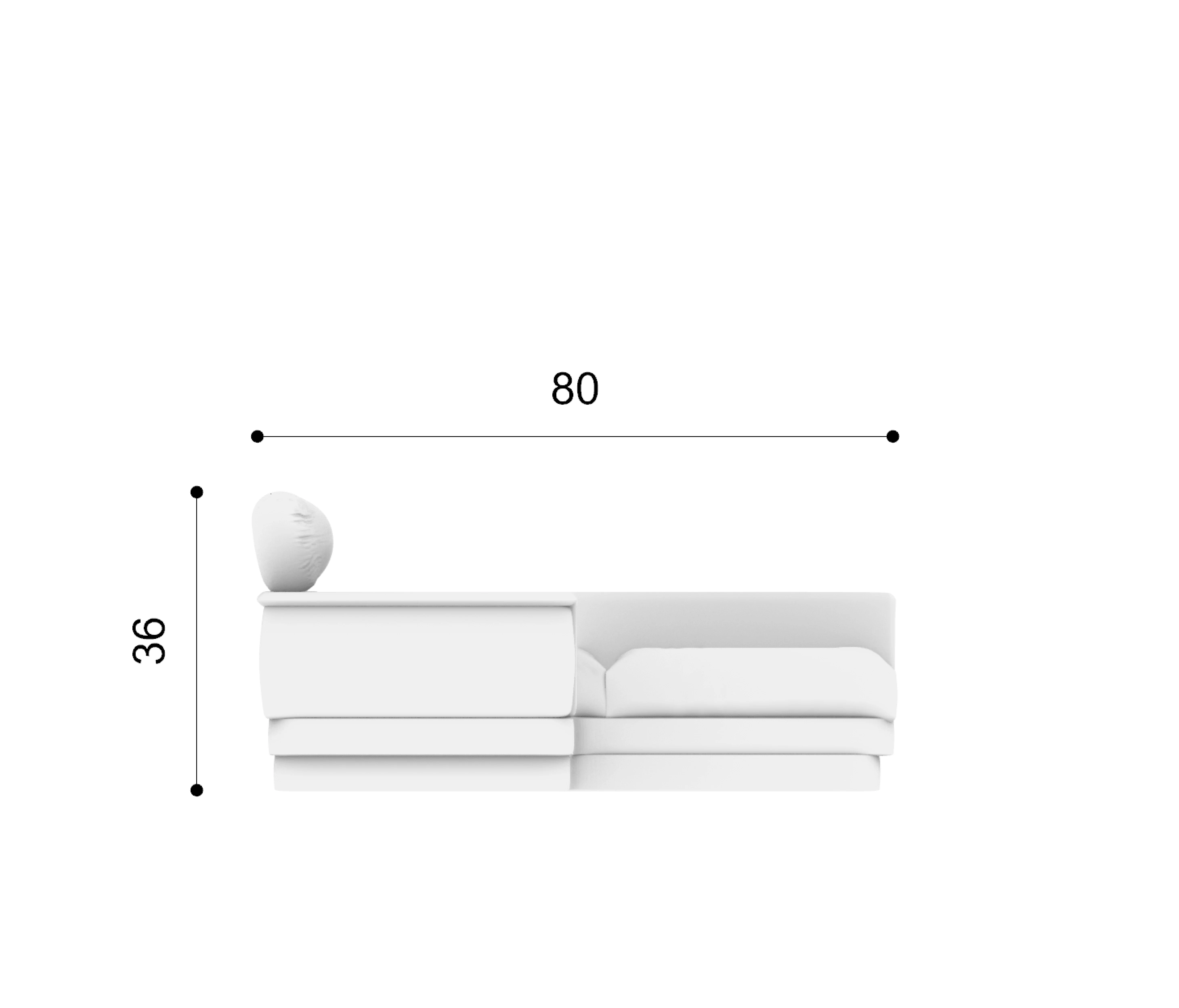 Elle media room lounger 